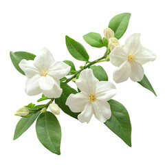 Jasmine flower isolated on Cutout background.PNG