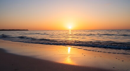 Fototapeta premium sunset at the beach