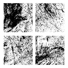 Naklejka premium Scratch grunge urban background. Dust overlay distress grain , simply place illustration over any object to create grunge effect . Hand drawing texture. Vector