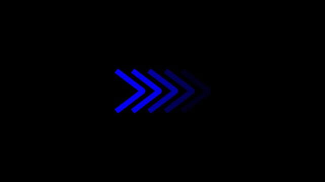 arrow, concept, animation, direction, font, glow, signs, loading, abstract, icon, directional, electricity, forward, glowing, guide, highway, information, lamp, move, movement, moving, process, progre
