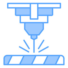Laser Blue Icon