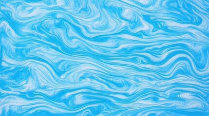 Fototapeta premium Blue and white liquid swirls background texture