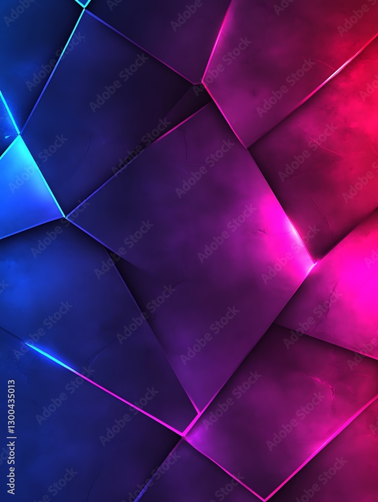 Aufkleber abstract polygonal gradient background with dark geometric elements