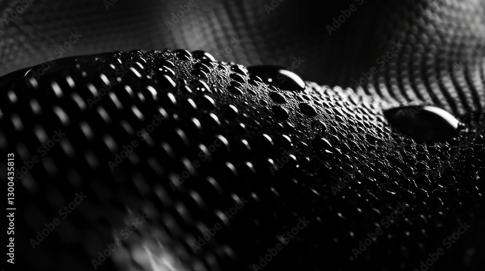 Poster intricate droplet patterns on car window in macro detail