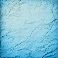 Obraz premium Blue crumpled paper texture background design