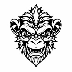 Obraz premium Sharp Sight Wukong Face