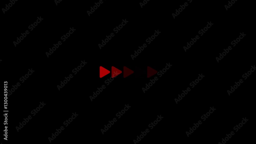 Fototapete arrow loop animation direction concept. arrow loading icon concept animation