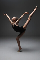 Fototapeta premium Rhythmic gymnastics girl.