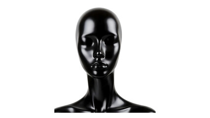 Black mannequin cut out
