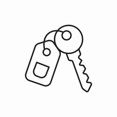 Key security access icon vector sign