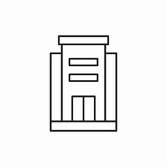 Office building corporate icon vector sign