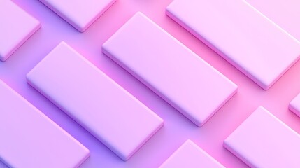 Abstract Pastel Rectangular Blocks Pattern Design