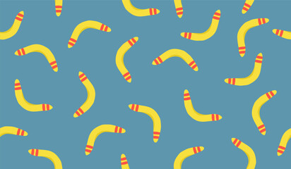 Cute boomerang pattern background vector design