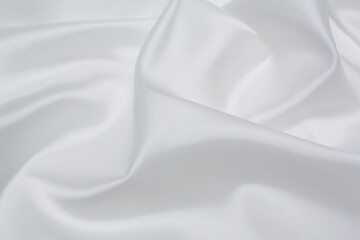 White rippled fabric background/texture