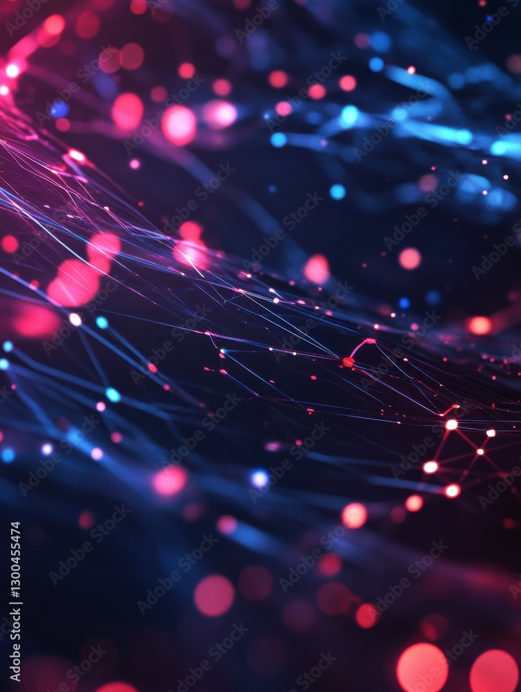 Poster modern tech background abstract design