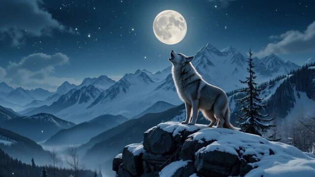 Wolf Howling On Mountain Stock Videos – 1,301 HD & 4K