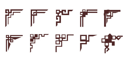 Geometric Frame Corners