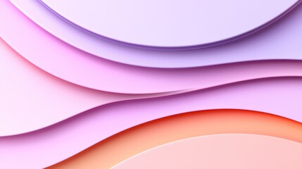 Abstract Pastel Wave Layers Design Background