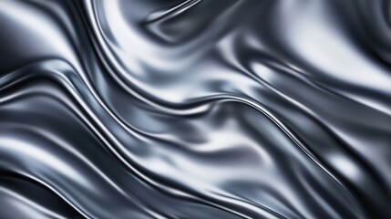 Platinum metallic effect foil with a smooth silver texture and gradient background.