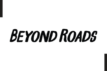 Beyond Roads Travel Quote Modern Text Typography
