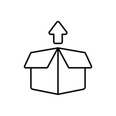 Open Box vector icon