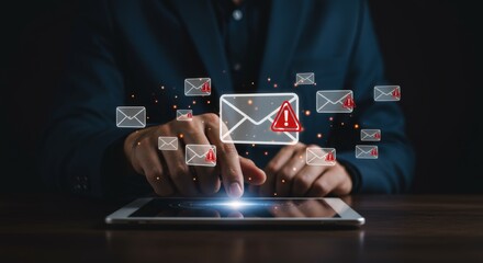 Identifying and managing potentially dangerous email threats on digital device