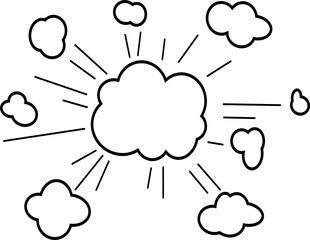 comic book explosion vector illustration image or clipart