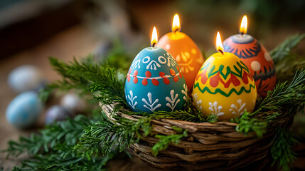 Easter family decoration ideas home festive content cozy environment creative viewpoint