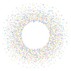 Vector colorful music notations background element in flat style