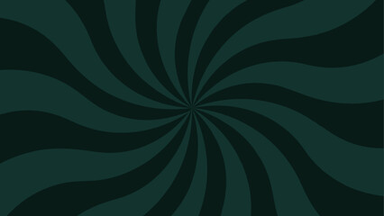 Abstract Green blue vector twist radial striped light sunburst pattern. Circle geometric sunburst bright backdrop background. Stripe sunburst texture design with spiral rays.