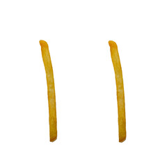 Creative Potato Fries Numbers 1 to 31 for Fun Calendar Design