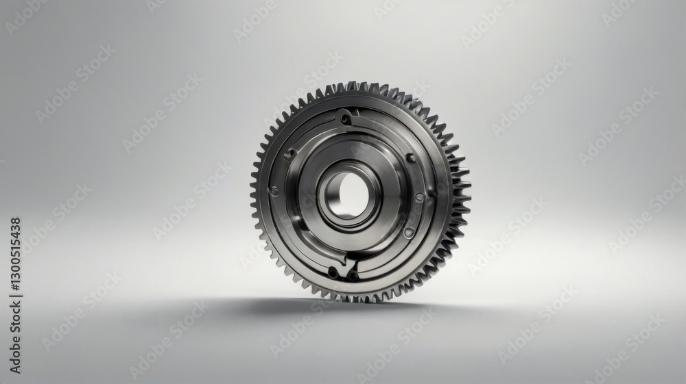 Aufkleber minimal gray gearbox icon isolated on white background precision mechanical component engineering de