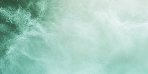 Fototapeta premium Abstract green background. Smoke and Golden Sparkles Texture