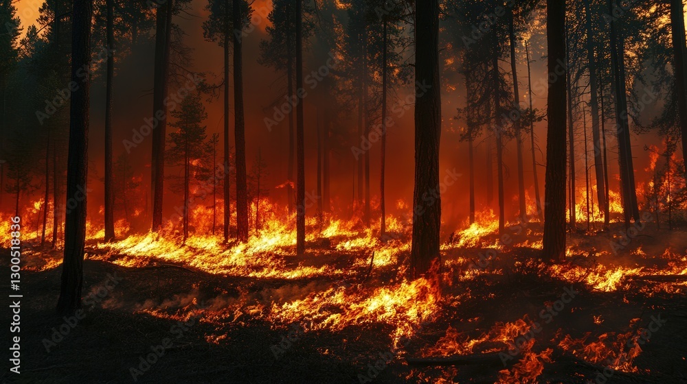 Poster the role of fire-detecting technology in helping to prevent large-scale forest fires
