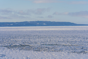 Drift ice in Hokkaido Japan © 善弘 石垣