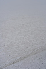 Drift ice in Hokkaido Japan