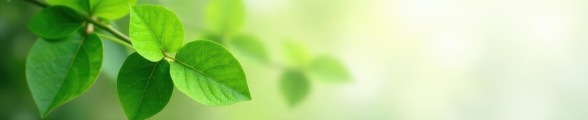 Obraz premium Fresh green moringa leaves against a neutral background, moringa, natural background