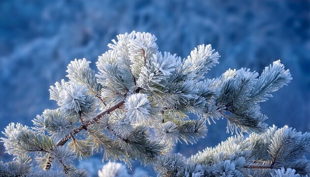 frost on branches