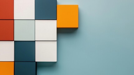 Blank infographics concept. Customizable Color Coded Blank Geometric Abstract Infographic Template For Business Presentation