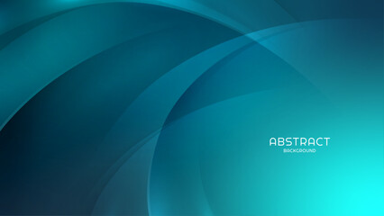 Elegant dark teal abstract background with soft curved shapes and smooth gradients. Perfect for business templates, technology presentations, and branding.