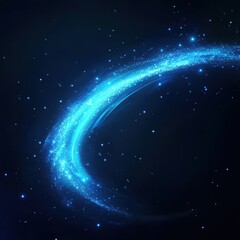 Obraz premium Vibrant Cosmic Swirl of Light and Energy in Deep Space Background