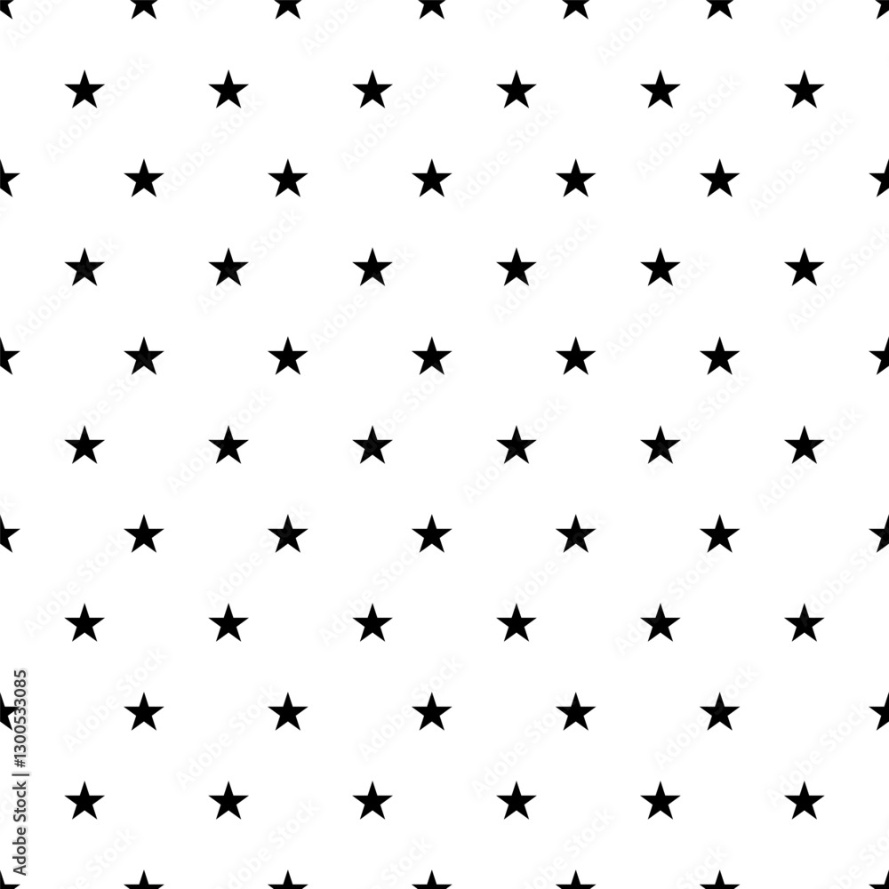 Aufkleber seamless pattern with star. repeating small starry patterns for design prints. cute stars background