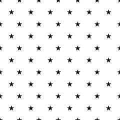 Seamless pattern with star. Repeating small starry patterns for design prints. Cute stars background. Repeated monochrome texture. Geometric tiles. Plaid with abstract silhouette. Vector illustration