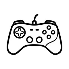 Obraz premium Game controller icon illustrating gaming excitement, entertainment concept