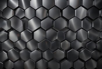 Hexagonal abstract metal background with light, hexagon,  modern,  lighting