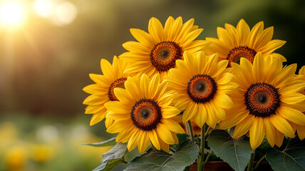 Obraz premium sunflower in the garden