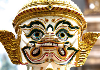 guerrero blanco policromado