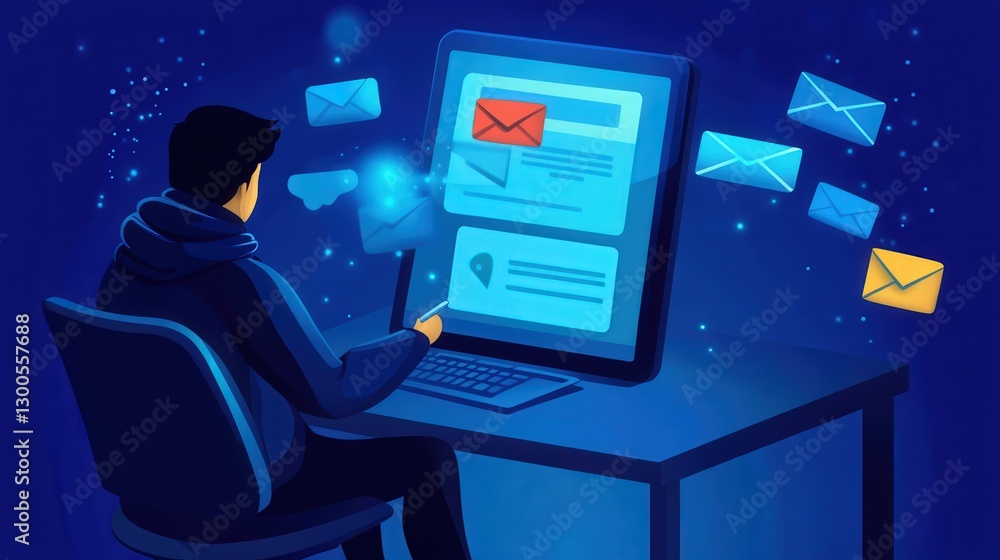 Poster phishing scam simulation app that educates users on how to spot and avoid fraudulent messages