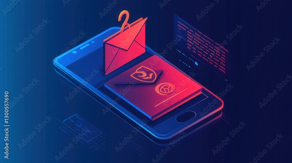 Poster phishing scam simulation app that educates users on how to spot and avoid fraudulent messages