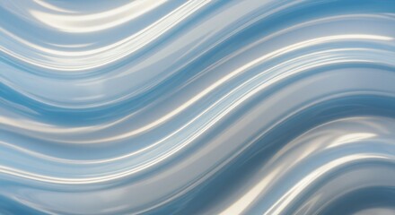 Obraz premium Iridescent Fluid Gradient Cool Tone Abstract Background